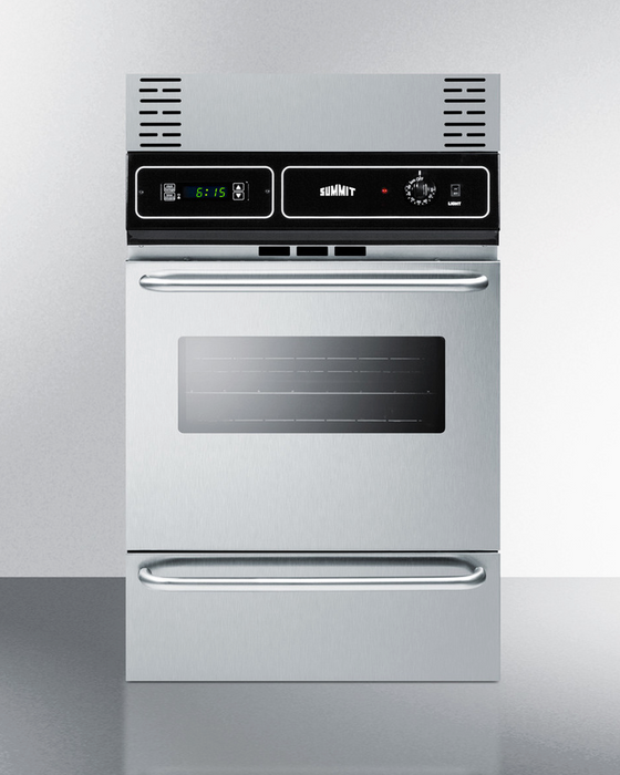 Summit 24" Wide Gas Wall Oven Refrigerator Accessories Summit Appliance