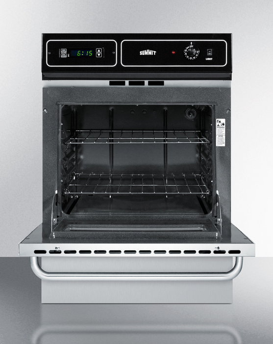 Summit 24" Wide Gas Wall Oven Refrigerator Accessories Summit Appliance
