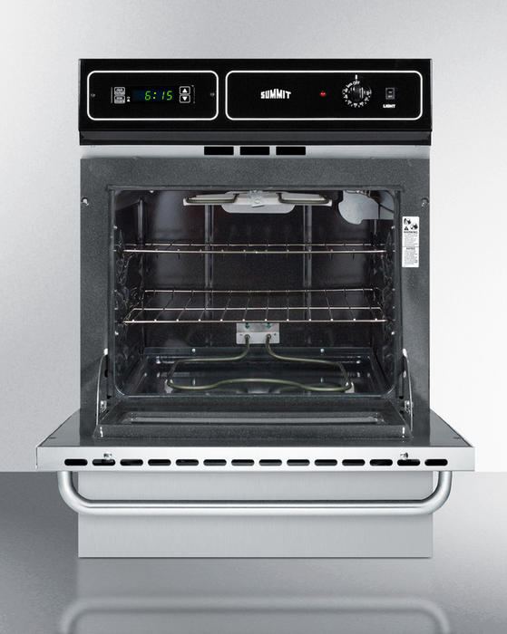 Summit 24" Wide Electric Wall Oven Refrigerator Accessories Summit Appliance