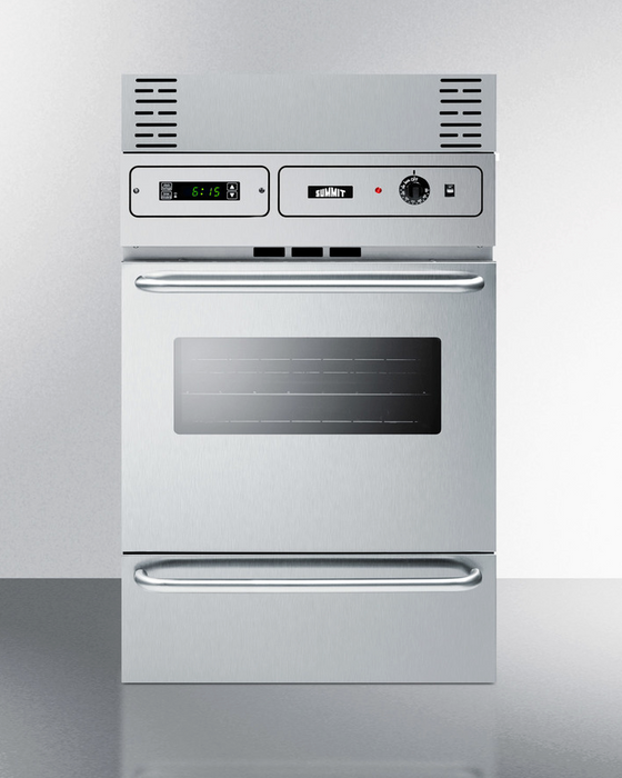 Summit 24" Wide Gas Wall Oven Refrigerator Accessories Summit Appliance