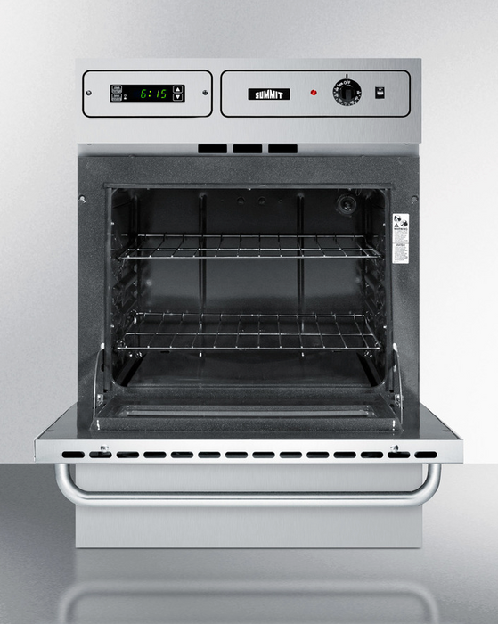Summit 24" Wide Gas Wall Oven Refrigerator Accessories Summit Appliance