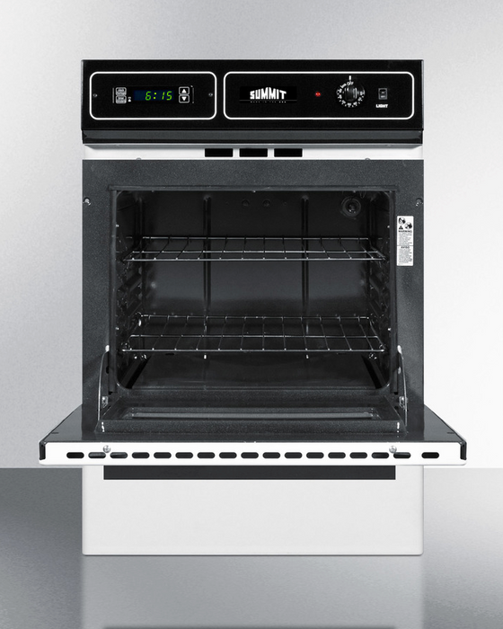 Summit 24" Wide Gas Wall Oven Refrigerator Accessories Summit Appliance