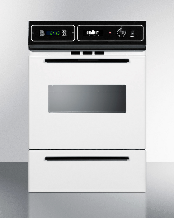 Summit 24" Wide Gas Wall Oven Refrigerator Accessories Summit Appliance