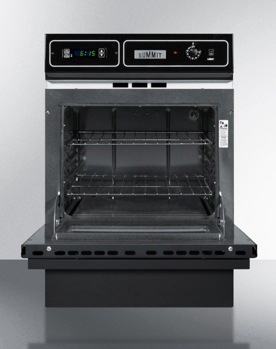 Summit 24" Wide Gas Wall Oven Refrigerator Accessories Summit Appliance