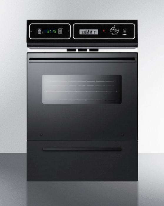 Summit 24" Wide Gas Wall Oven Refrigerator Accessories Summit Appliance