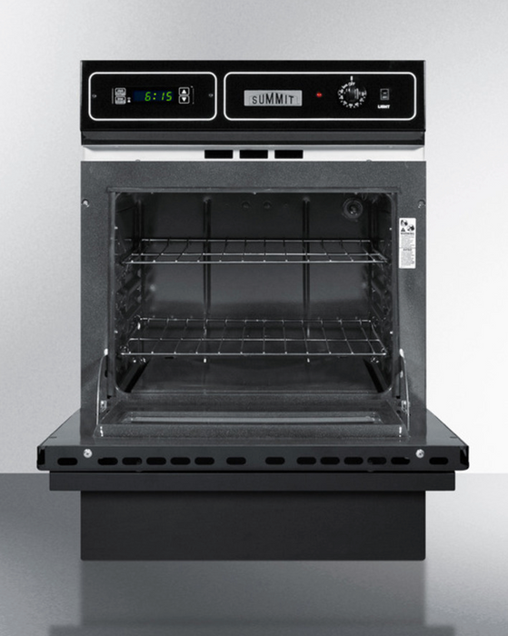 Summit 24" Wide Gas Wall Oven Refrigerator Accessories Summit Appliance
