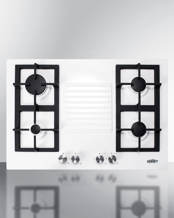 Summit 30" Wide 4-Burner Gas Cooktop Refrigerator Accessories Summit Appliance