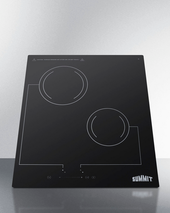 Summit 18" Wide 220V 2-Burner Radiant Cooktop Refrigerator Accessories Summit Appliance