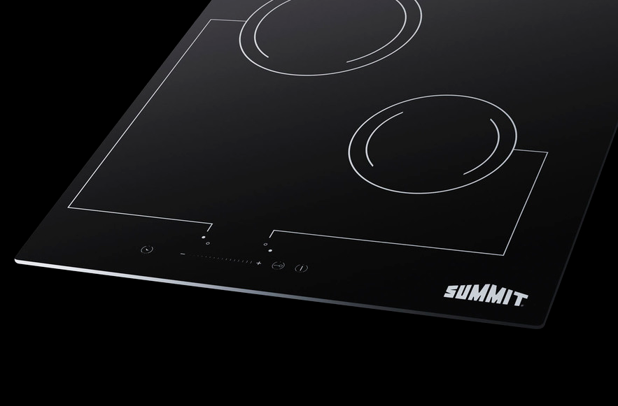 Summit 18" Wide 220V 2-Burner Radiant Cooktop Refrigerator Accessories Summit Appliance