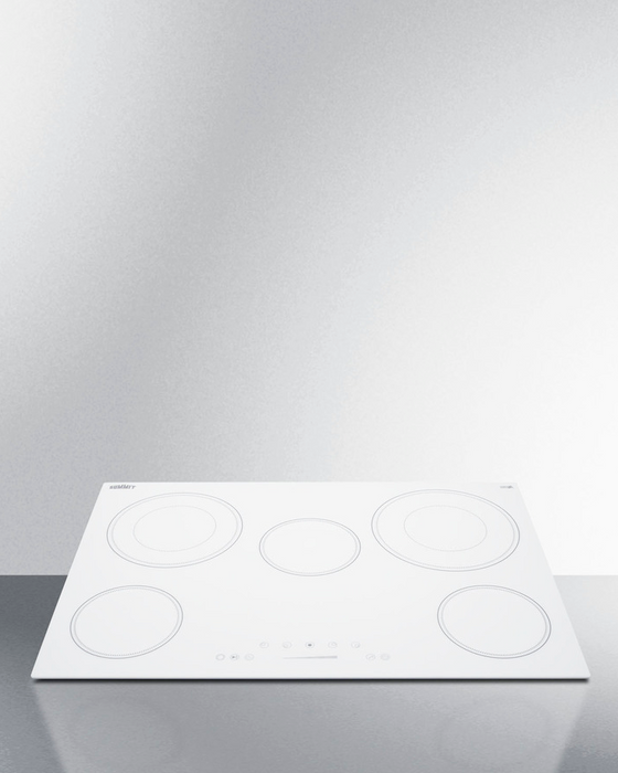 Summit 30" Wide 208-240V 5-Burner Radiant Cooktop Refrigerator Accessories Summit Appliance