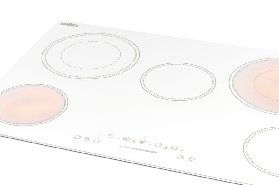 Summit 30" Wide 208-240V 5-Burner Radiant Cooktop Refrigerator Accessories Summit Appliance