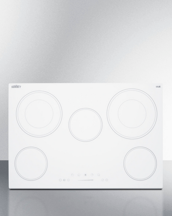 Summit 30" Wide 208-240V 5-Burner Radiant Cooktop Refrigerator Accessories Summit Appliance