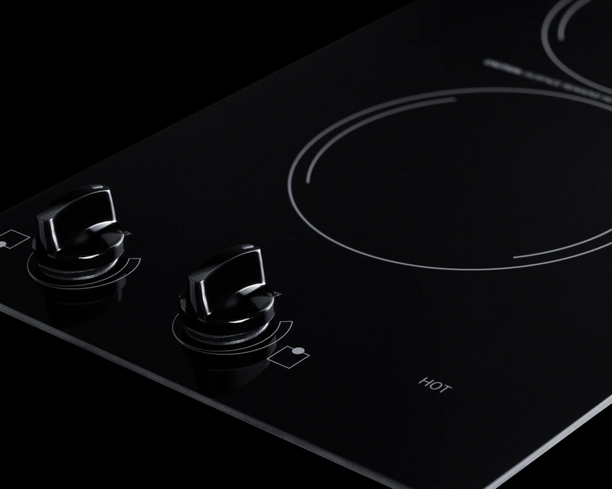 Summit 12" Wide 115V 2-Burner Radiant Cooktop Refrigerator Accessories Summit Appliance