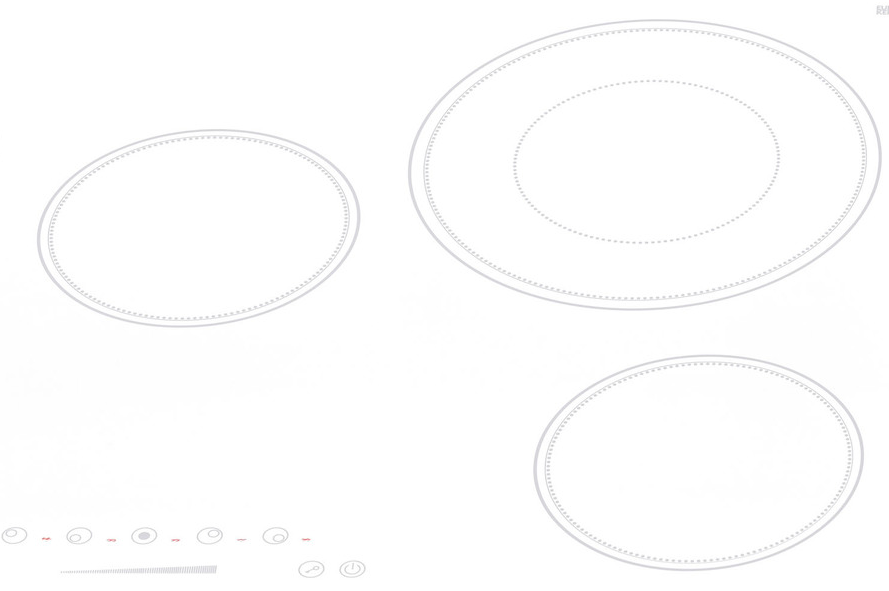 Summit 36" Wide 208-240V 5-Burner Radiant Cooktop Refrigerator Accessories Summit Appliance