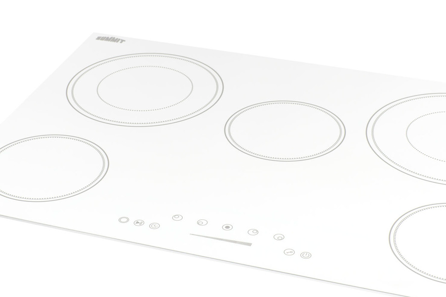 Summit 36" Wide 208-240V 5-Burner Radiant Cooktop Refrigerator Accessories Summit Appliance