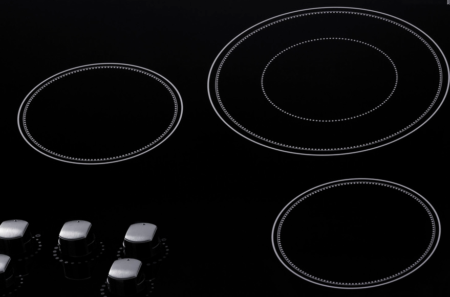 Summit 36" Wide 208-240V 5-Burner Radiant Cooktop Refrigerator Accessories Summit Appliance