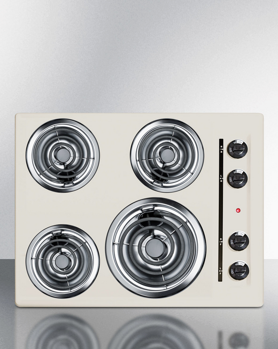 Summit 24" Wide 4-Burner Coil Cooktop Refrigerator Accessories Summit Appliance