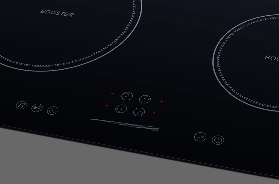 Summit 24" Wide 208-240V 4-Zone Induction Cooktop Refrigerator Accessories Summit Appliance