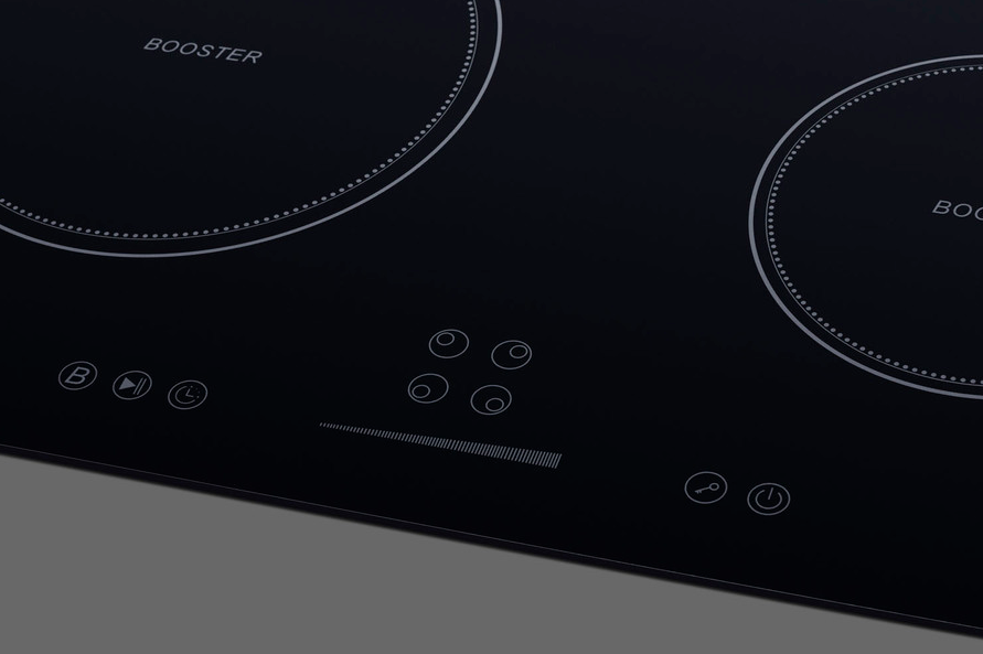 Summit 24" Wide 208-240V 4-Zone Induction Cooktop Refrigerator Accessories Summit Appliance