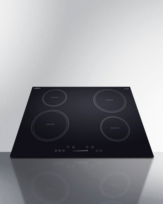 Summit 30" Wide 208-240V 4-Zone Induction Cooktop Refrigerator Accessories Summit Appliance