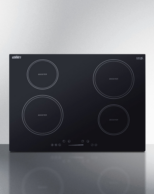 Summit 30" Wide 208-240V 4-Zone Induction Cooktop Refrigerator Accessories Summit Appliance