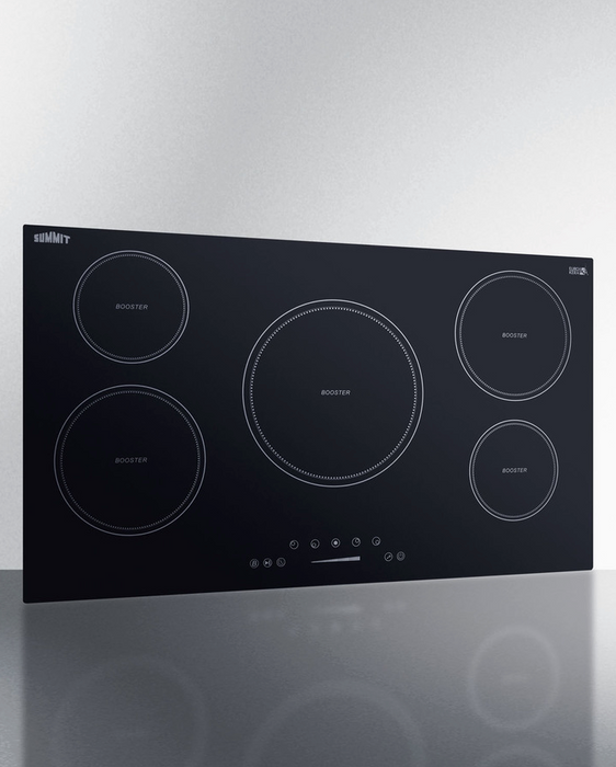 Summit 36" Wide 208-240V 5-Zone Induction Cooktop Refrigerator Accessories Summit Appliance