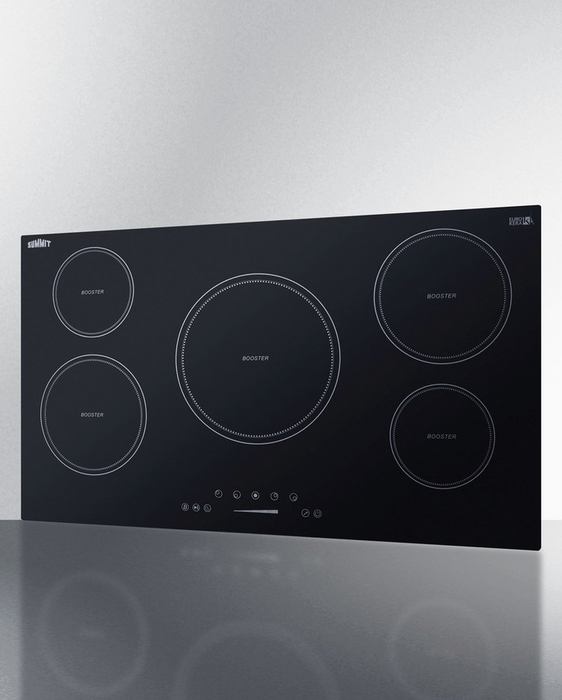 Summit 36" Wide 208-240V 5-Zone Induction Cooktop Refrigerator Accessories Summit Appliance