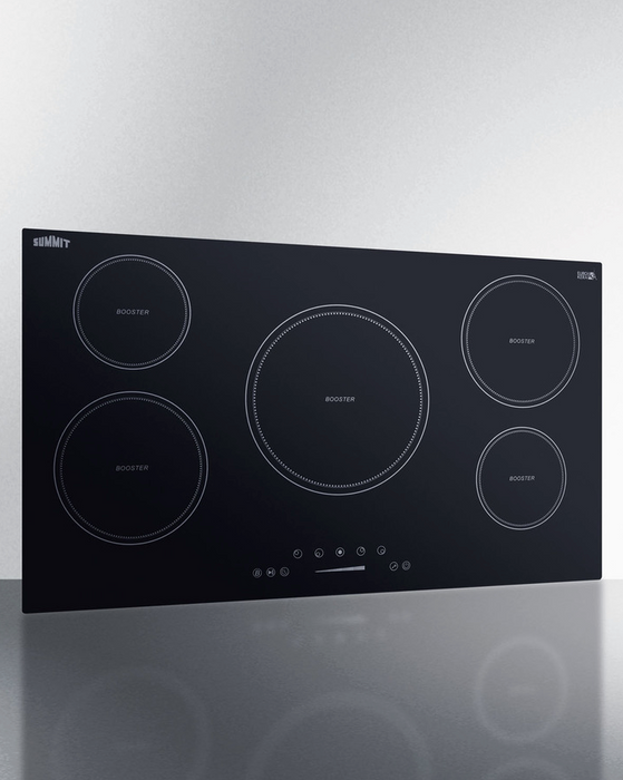 Summit 36" Wide 208-240V 5-Zone Induction Cooktop Refrigerator Accessories Summit Appliance