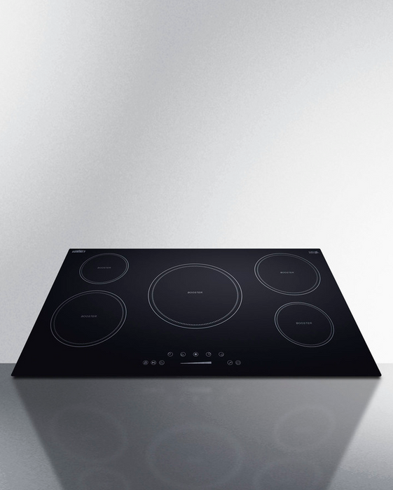 Summit 36" Wide 208-240V 5-Zone Induction Cooktop Refrigerator Accessories Summit Appliance