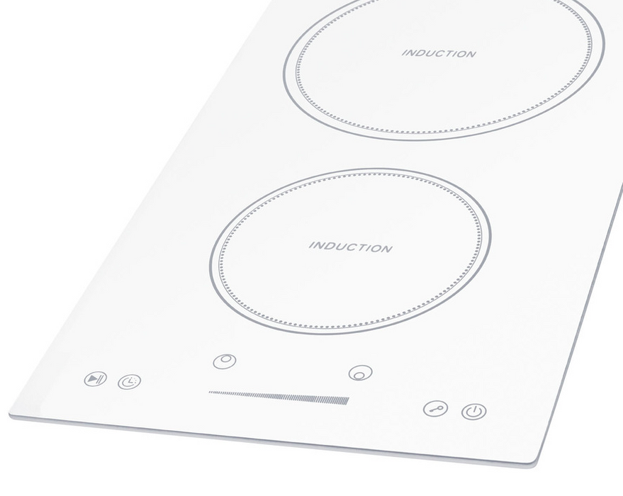Summit 12" Wide 208-240V 2-Zone Induction Cooktop Refrigerator Accessories Summit Appliance