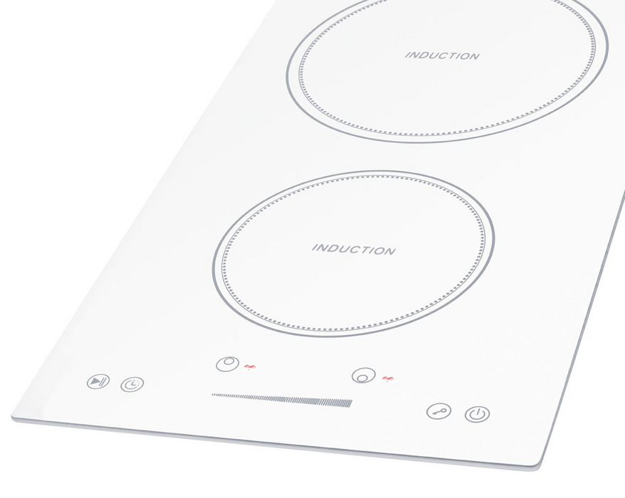 Summit 12" Wide 208-240V 2-Zone Induction Cooktop Refrigerator Accessories Summit Appliance