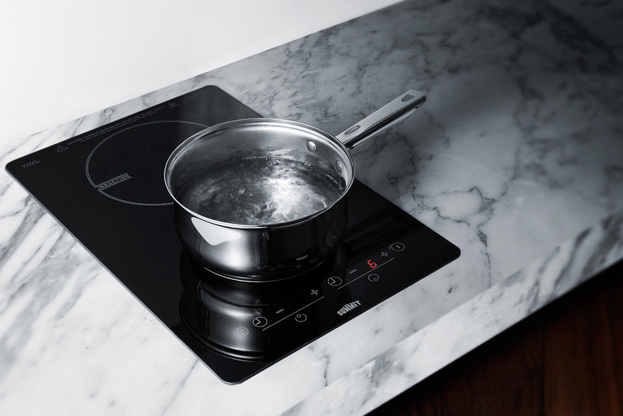 Summit 13" Wide 120V 2-Burner Induction Cooktop Refrigerator Accessories Summit Appliance