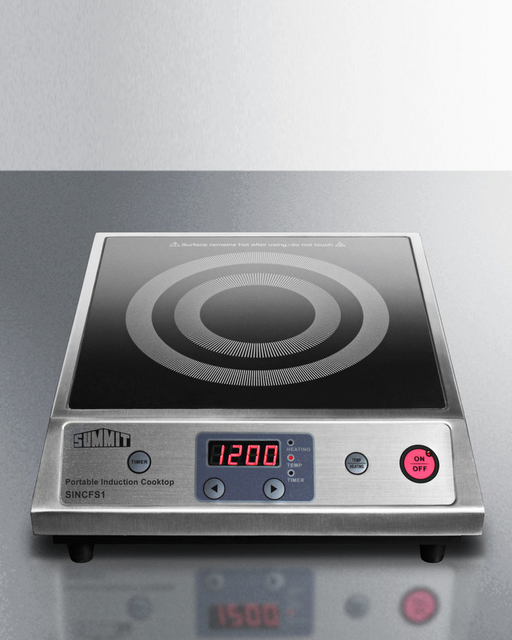 Summit Portable 115V Induction Cooktop Refrigerator Accessories Summit Appliance
