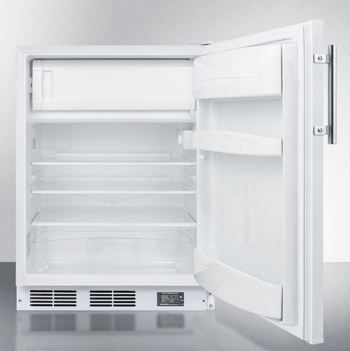 Summit 24" Wide Break Room Refrigerator-Freezer Refrigerator Accessories Summit Appliance   