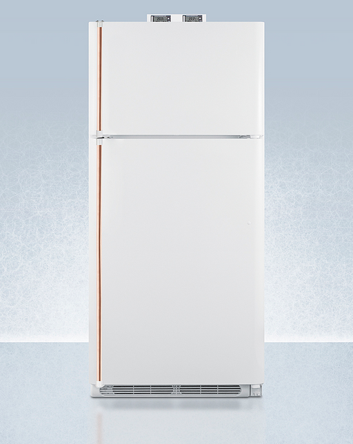 Summit 30" Wide Break Room Refrigerator-Freezer with Antimicrobial Pure Copper Handle Refrigerator Accessories Summit Appliance