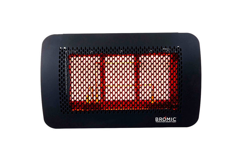 Bromic Heating BH0210001 Tungsten Smart-Heat 300 Series Natural Gas Outdoor Patio Heater - 26,000 BTU Patio Heater Covers CG Products