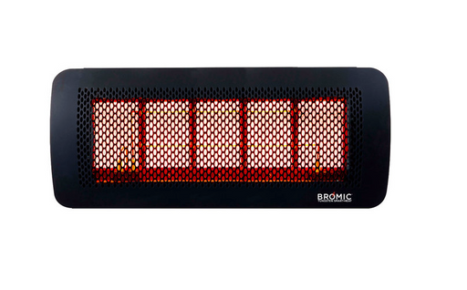 Bromic Heating BH0210004 Tungsten Smart-Heat 500 Series Propane Outdoor Patio Heater - 43,000 BTU Patio Heater Covers CG Products   