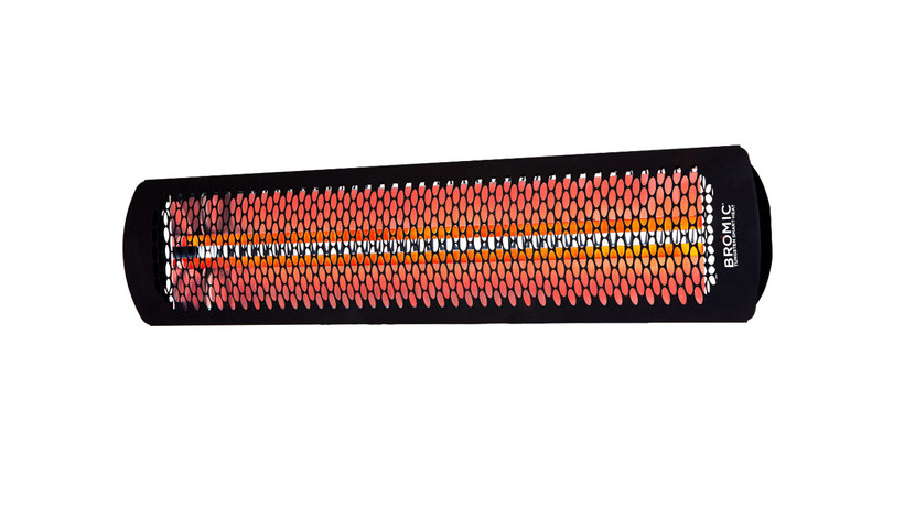 Bromic Heating BH0420032 Black Tungsten Smart-Heat Electric Outdoor Patio Heater - 220/240V, 4000W Patio Heater Covers CG Products