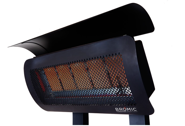 Bromic Heating BH0510005 Tungsten Smart-Heat Portable Natural Gas Outdoor Patio Heater - 38,500 BTU Patio Heater Covers CG Products   