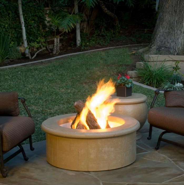 American Fyre Designs El Dorado 39-Inch Round Gas Fire Pit Fireplaces CG Products   