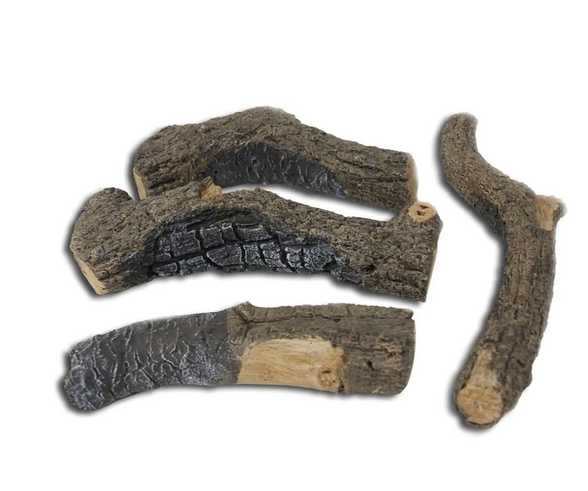 American Fyre Designs Wood Chunks and Branches for Gas Fire Pits Fireplaces CG Products Charred Branches