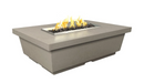 American Fyre Designs Contempo 52-Inch Concrete Rectangular Gas Fire Pit Table Fireplaces CG Products Smoke Manual Ignition System 