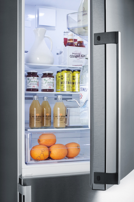 Summit 24" Wide Bottom Freezer Refrigerator Refrigerator Accessories Summit Appliance   