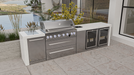 Mont Alpi 805 Deluxe Island with Beverage Center, Double fridge 11' BBQ GRILL Mont Alpi   