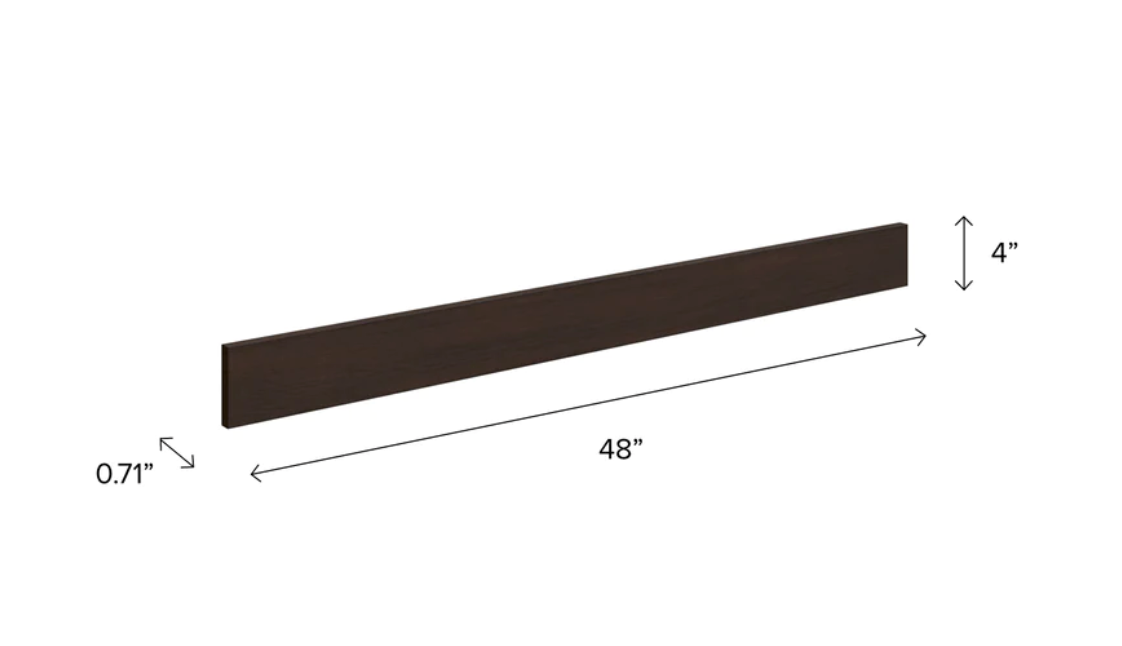 Home Toe Kick furniture New Age Espresso 48''
