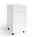 Home Three Drawer Cabinet furniture New Age White 18'' 