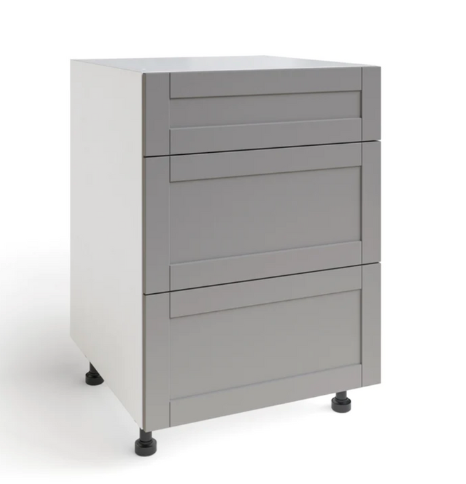 Home Three Drawer Cabinet furniture New Age Grey 24'' 
