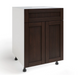 Home Two Door with Single Drawer Cabinet furniture New Age Espresso 24'' 