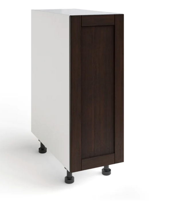 Home Single Door Base Cabinet furniture New Age Espresso 12''