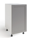 Home Single Door Base Cabinet furniture New Age Grey 18'' 